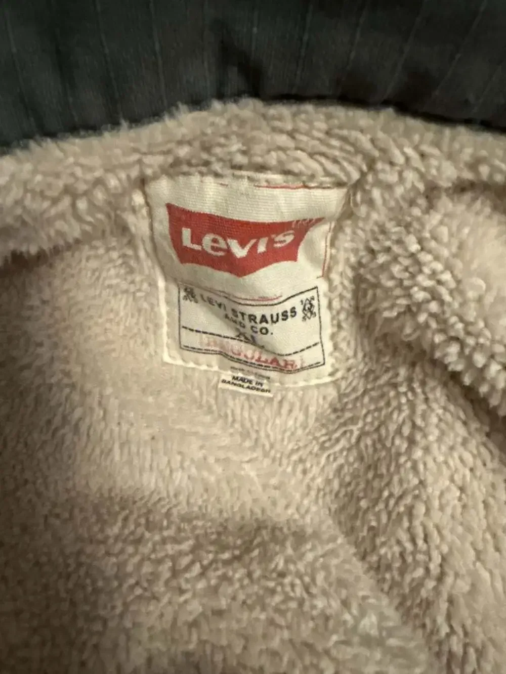 Levi's Men's Sherpa Lined Ripstop Shirt Jacket, Grey, Size XL - Picture 3 of 6